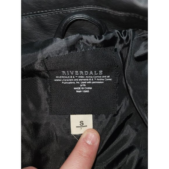 (2) South Side Serpents Faux Leather Motorcycle Jackets RIVERDALE Size Small ARC - Picture 7 of 8
